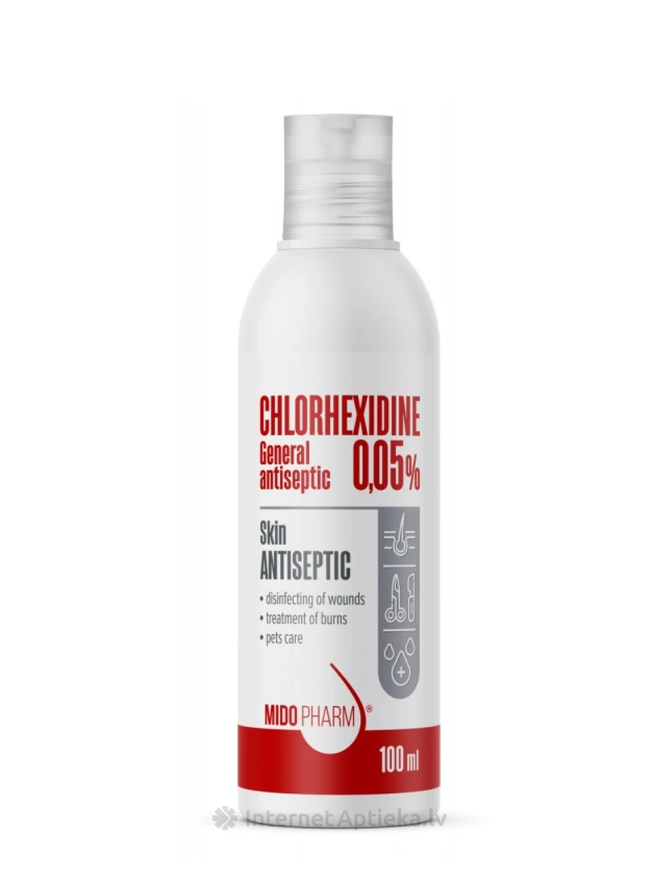 Kloorheksidiin 0,05%, 100 ml | internetaptieka.lv