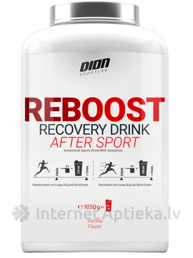 Dion Sportlab Reboost ar šokolādes garšu, 1050 g | internetaptieka.lv