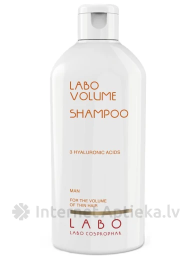 LABO VOLUME Spetsiaalne šampoon juuste mahu suurendamiseks meestele, 200 ml | internetaptieka.lv