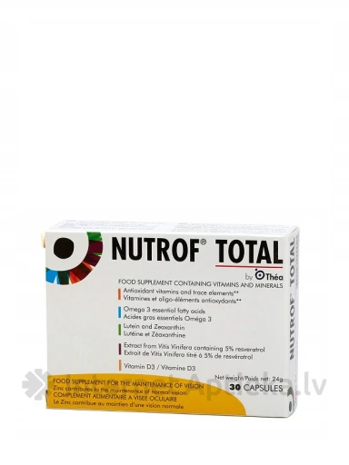 Nutrof total, 30 kapslit | internetaptieka.lv