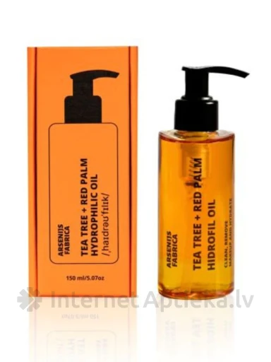 Arsenijs Fabrica Tea tree + red palm hydrophilic масло для умывания, 150 мл | internetaptieka.lv