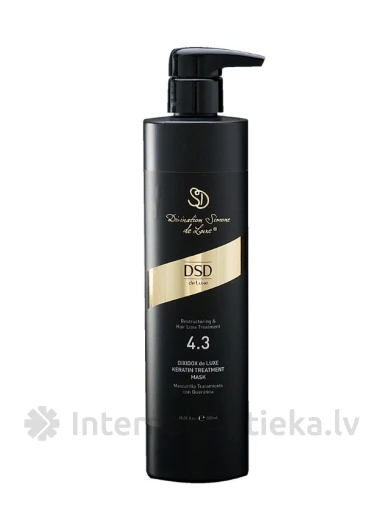 4.3 DSD de Luxe Keratīna maska matiem, 500 ml | internetaptieka.lv