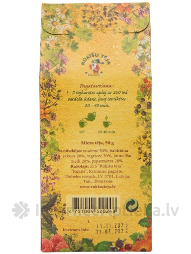 Rūķīšu Miera tēja, 50 g | internetaptieka.lv