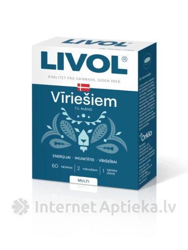 Livol Multi Vīriešiem, 60 tabletes | internetaptieka.lv