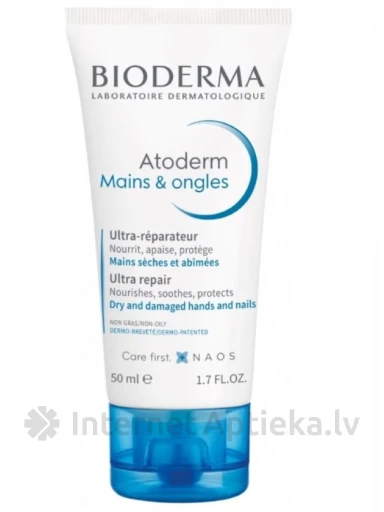 Bioderma Atoderm kätekreem, 50 ml | internetaptieka.lv