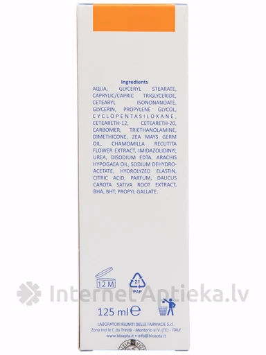 Bioapta Aptasol Idratante mitrinošs pieniņš pēc saules, 125 ml | internetaptieka.lv