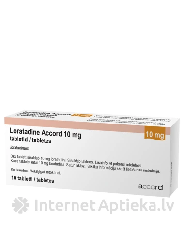 Loratadine Accord 10 mg, 10 таблеток | internetaptieka.lv