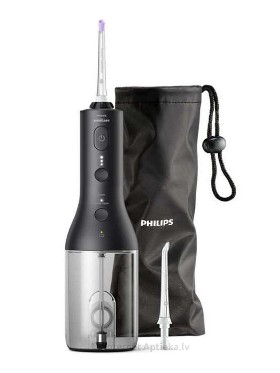 Philips Sonicare Power Flosser 3000 HX3826/33 черный межзубный ирригатор | internetaptieka.lv