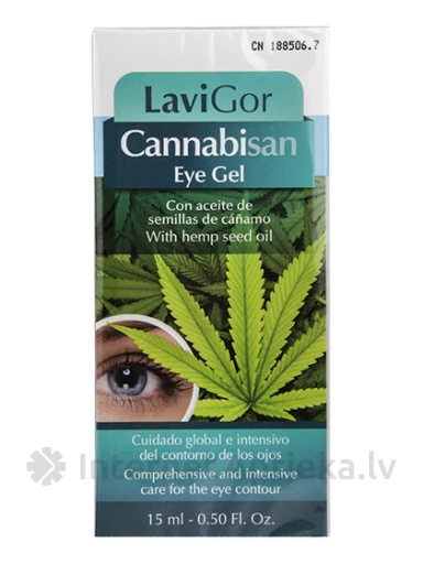 Lavigor Cannabisan acu kontūras fluīdgēls, 15 ml | internetaptieka.lv