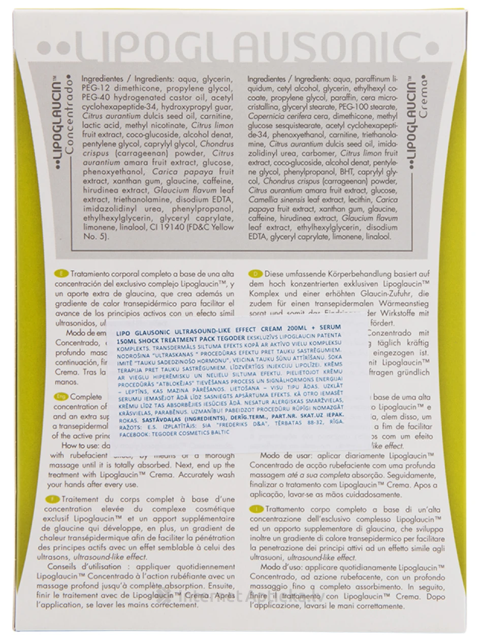 Tegoder LipoGlausonic krēms 3 in 1 | internetaptieka.lv