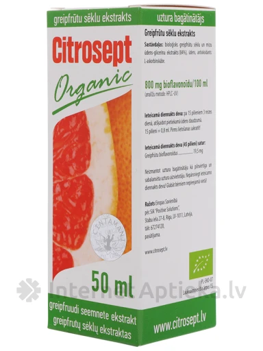 Citrosept Organic, 50 мл | internetaptieka.lv