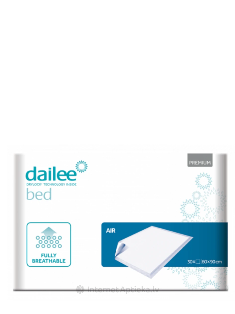 Dailee Bed Premium Air 60x90cm пеленки, 30 tk. | internetaptieka.lv