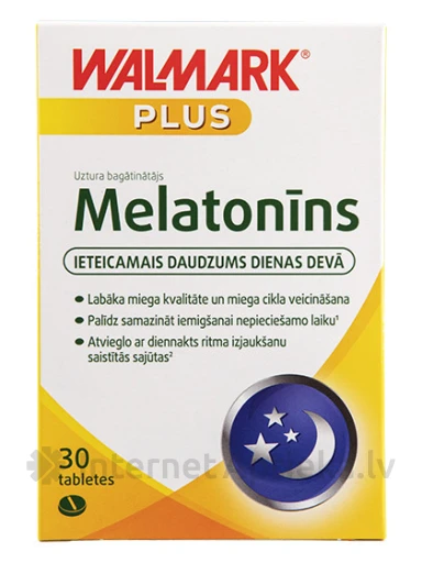 Walmark Melatonīns (мелатонин), 30 таблеток | internetaptieka.lv