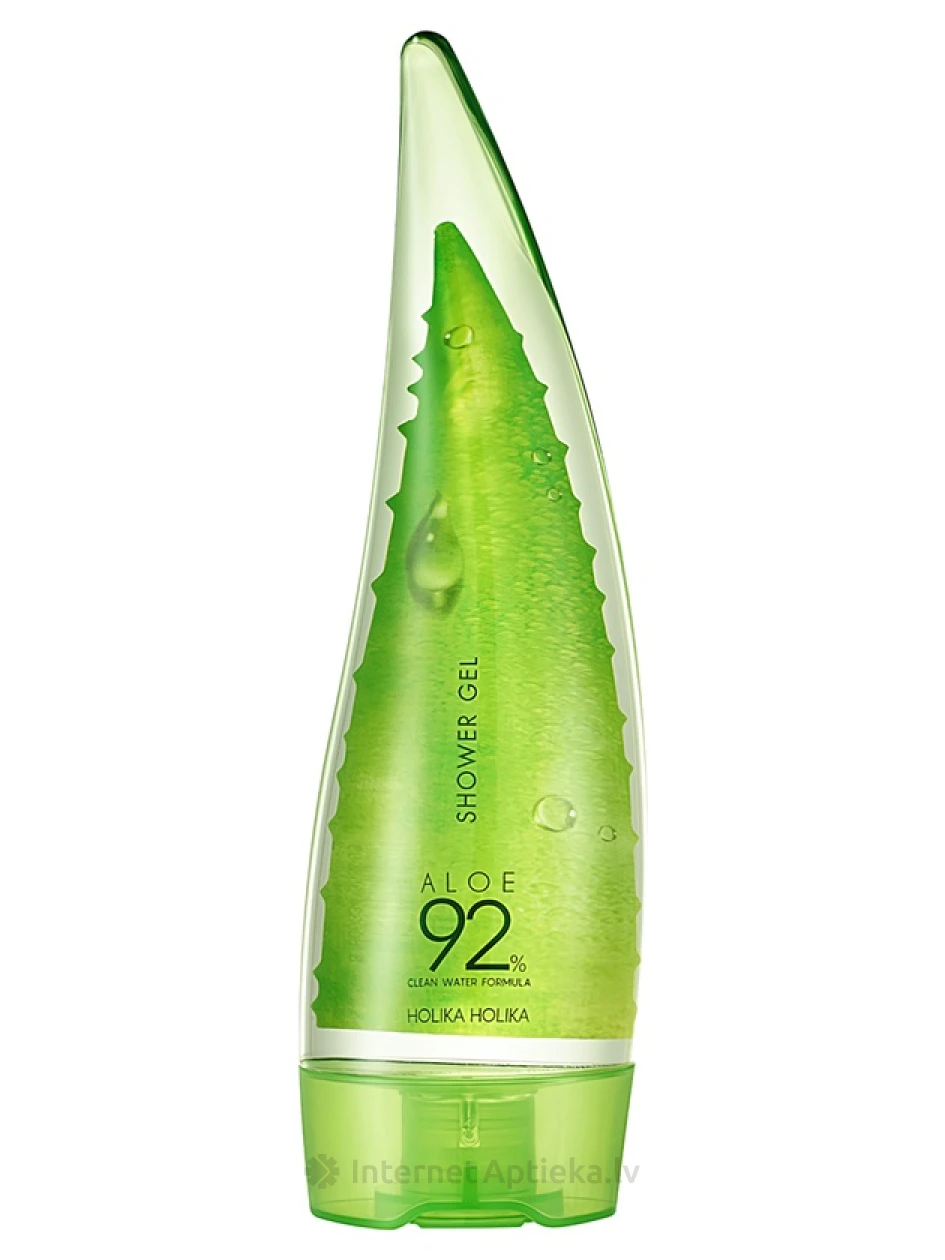 Holika Holika Aloe Clean Water Formula 92% dušo želė, 250 ml | internetaptieka.lv