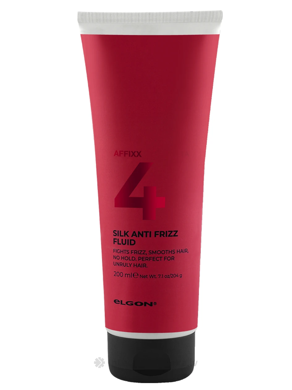 ELGON AFFIXX juuksehooldusvedelik taltsutamatutele juustele 4 SILK ANTI-FRIZZ FLUID, 200 ml | internetaptieka.lv