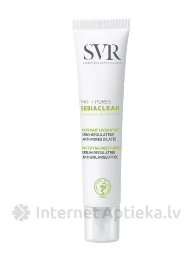 SVR Sebiaclear Mat-Pores крем, 40 мл | internetaptieka.lv