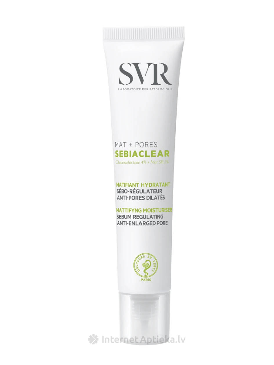 SVR Sebiaclear Mat-Pores krēms, 40 ml | internetaptieka.lv