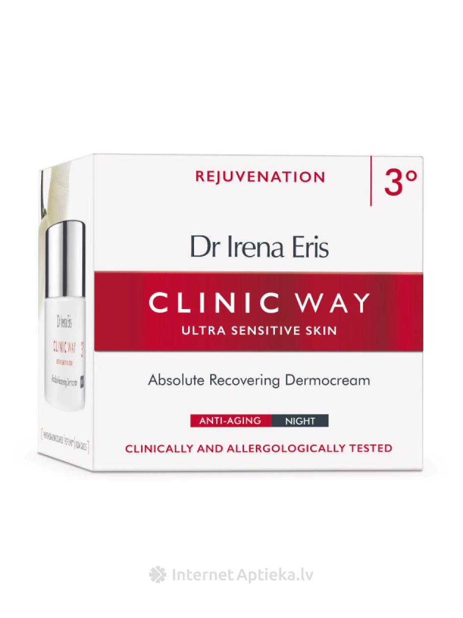 Clinic Way 3 Phytohormonal Rejuvenation nakts krēms, 50 ml | internetaptieka.lv
