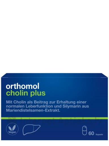 Orthomol Choline plus, 60 kapslit | internetaptieka.lv
