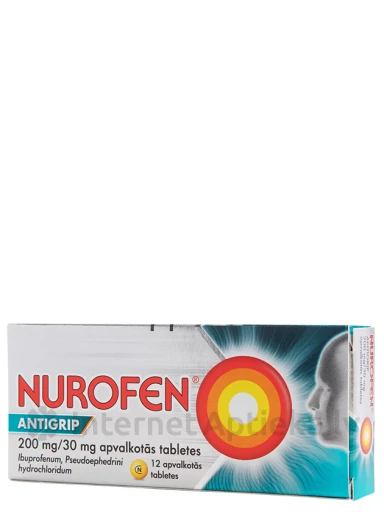 Nurofen Antigrip, 12 tabletes | internetaptieka.lv