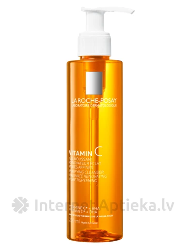 La Roche Posay Izgaismojoša attīrošā želeja ar C vitamīnu, 200 ml | internetaptieka.lv