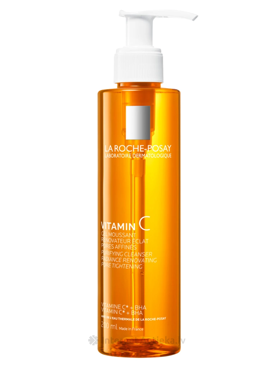 La Roche Posay Izgaismojoša attīrošā želeja ar C vitamīnu, 200 ml | internetaptieka.lv