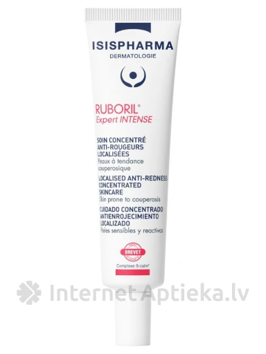 ISISPHARMA RUBORIL koncentrēts līdzeklis lokālam apsārtumam, 15 ml | internetaptieka.lv