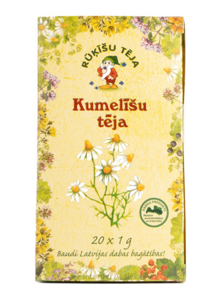 Rūķīšu Kumelīšu tēja, 20 paciņas | internetaptieka.lv