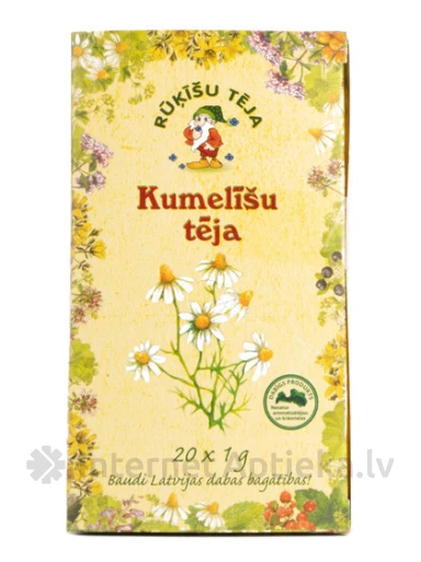 Чай Ромашковый Rūķīšu Tēja, 20 пакетиков | internetaptieka.lv