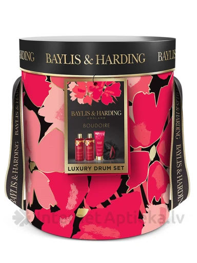 Baylis & Harding Boudiore Cherry Blossom Luxury Pamper Drum dāvanu komplekts | internetaptieka.lv