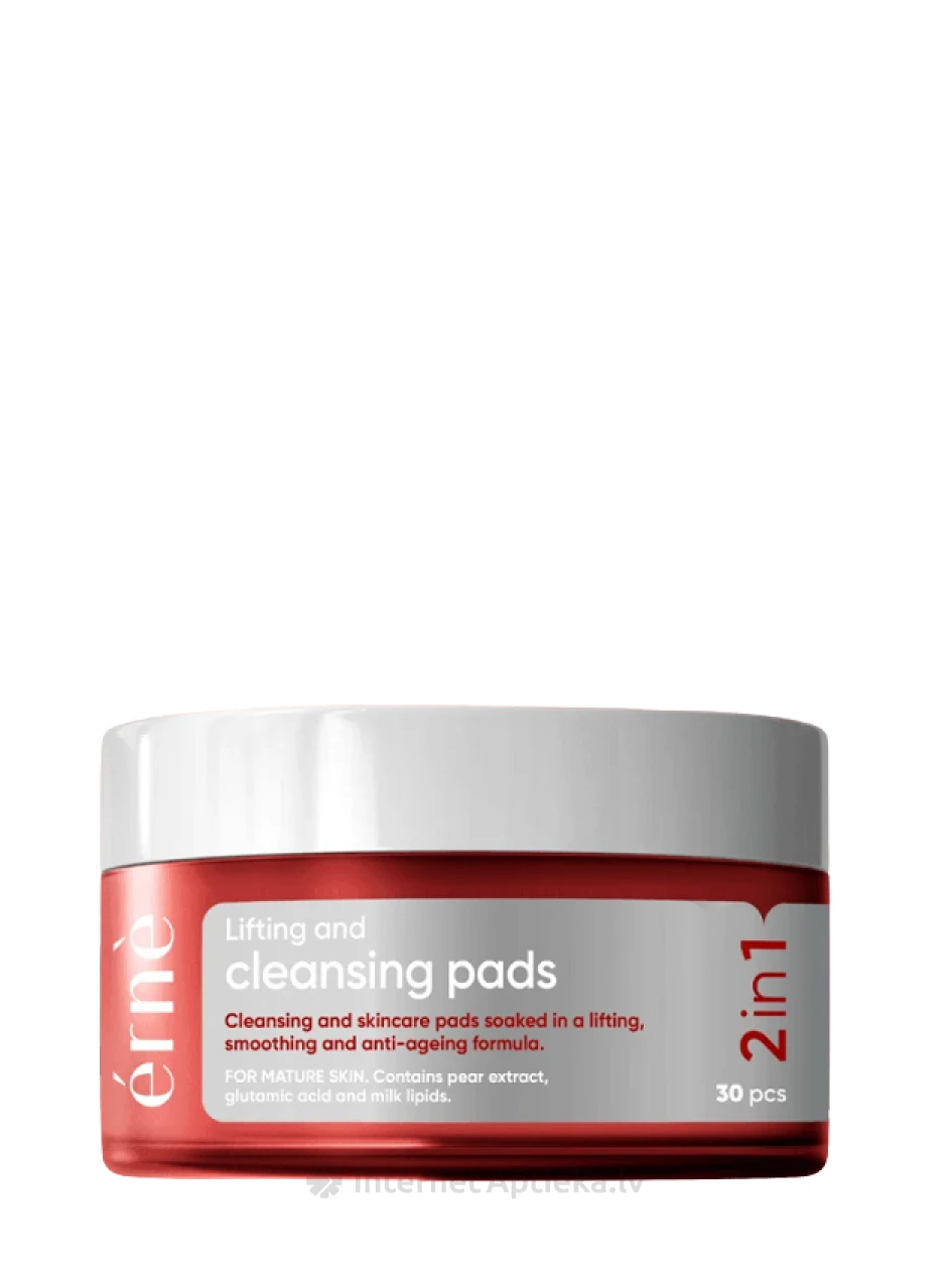 Erne tīrīšanas spilventiņi 2in1 ar liftinga efektu, 30 gb. | internetaptieka.lv