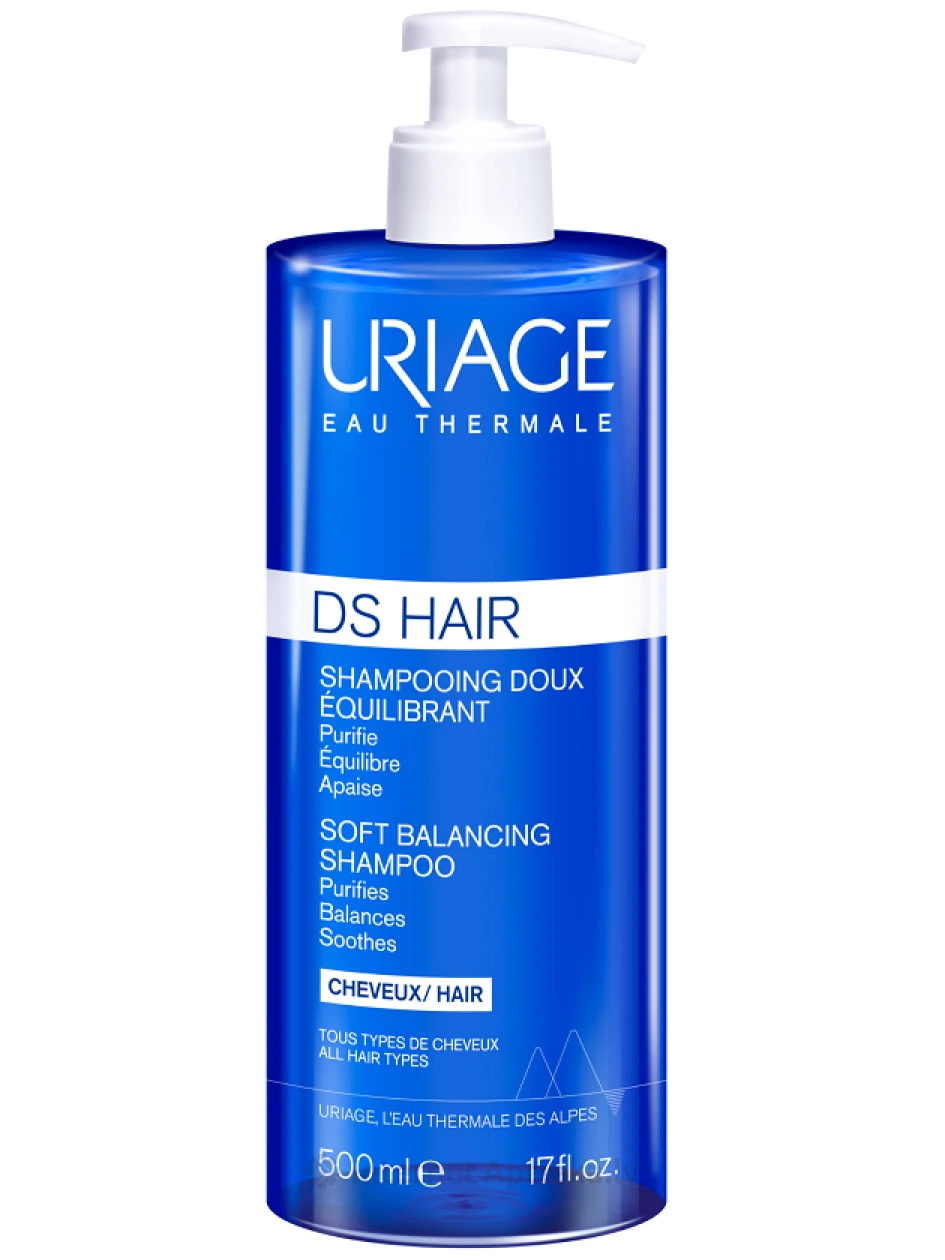 URIAGE D.S. Мягкий балансирующий шампунь, 500 мл | internetaptieka.lv