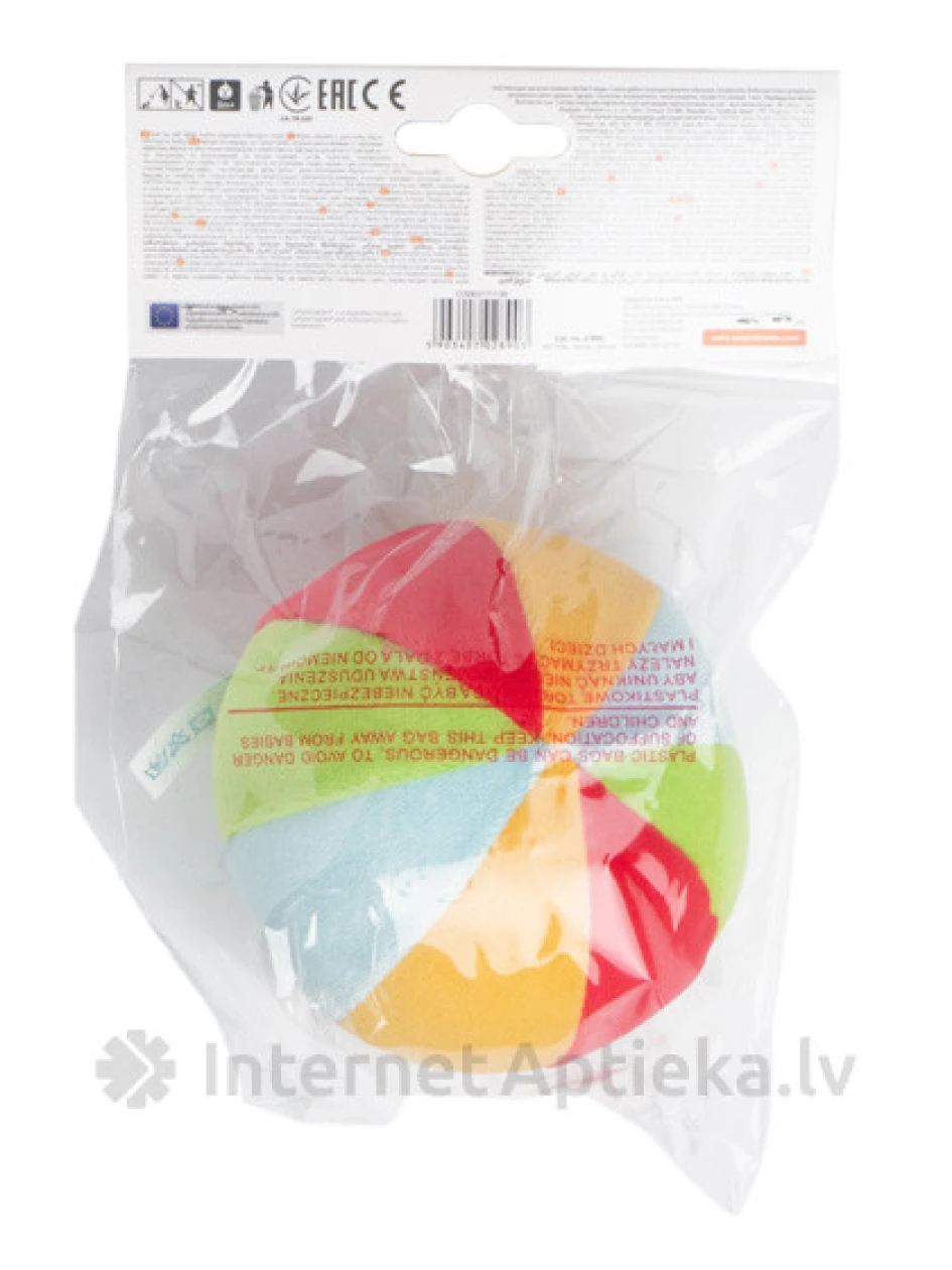 Canpol Погремушка - бархатный шар 0м+, 1 шт. | internetaptieka.lv