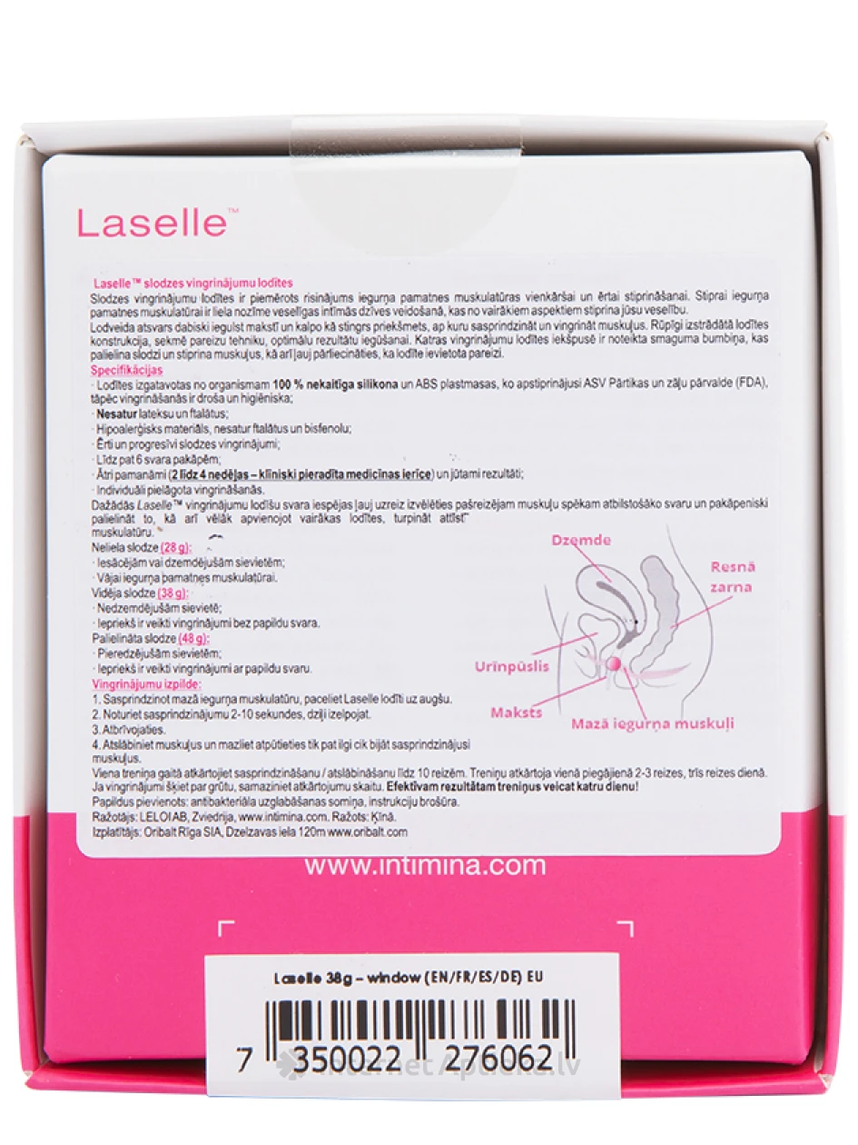 Intimina Laselle vaginālā lodīte 38 g, 1 gab. | internetaptieka.lv
