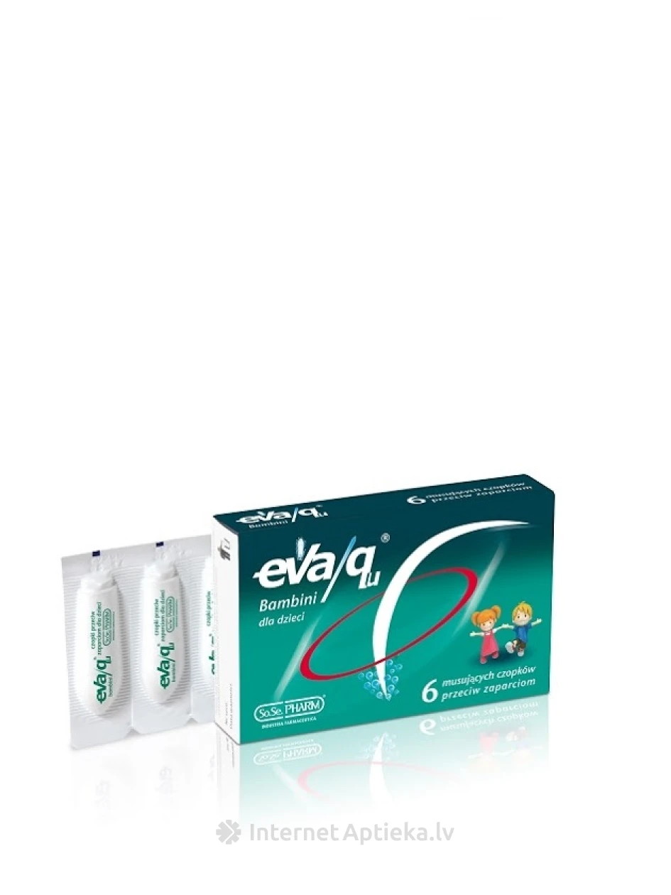 Свечки для детей Eva/qu, 6 шт. | internetaptieka.lv