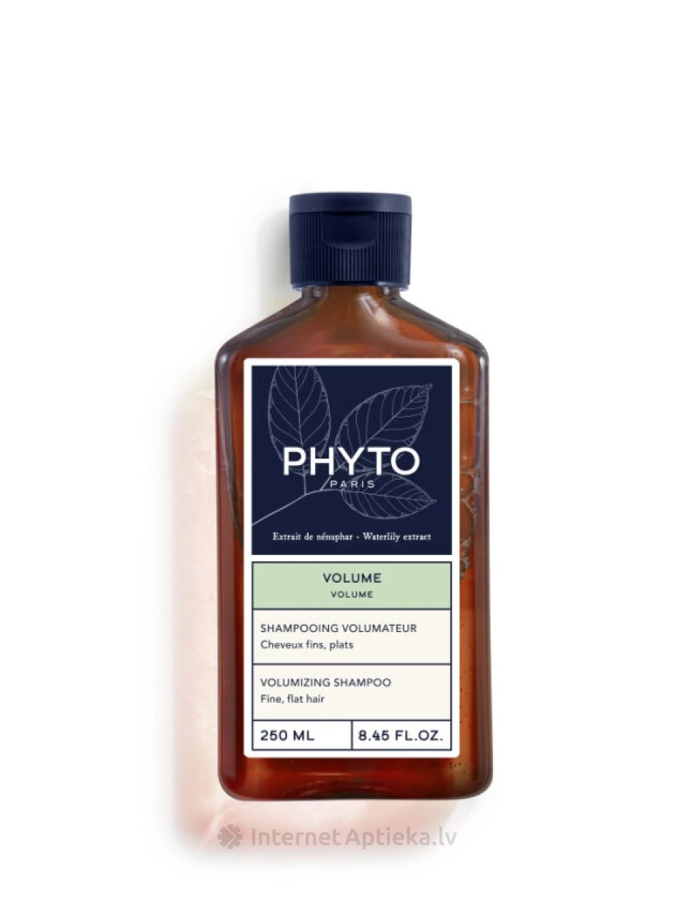 PHYTO VOLUME volüümi lisav šampoon õhukestele juustele, 250 ml | internetaptieka.lv