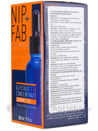 NIP+FAB glükooli kontsentraat näoseerum 10%, 30 ml | internetaptieka.lv