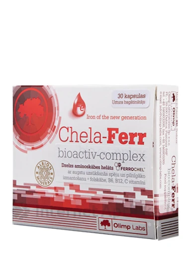 Olimp Labs Chela-Ferr Bioactiv-Complex, 30 kapslit | internetaptieka.lv