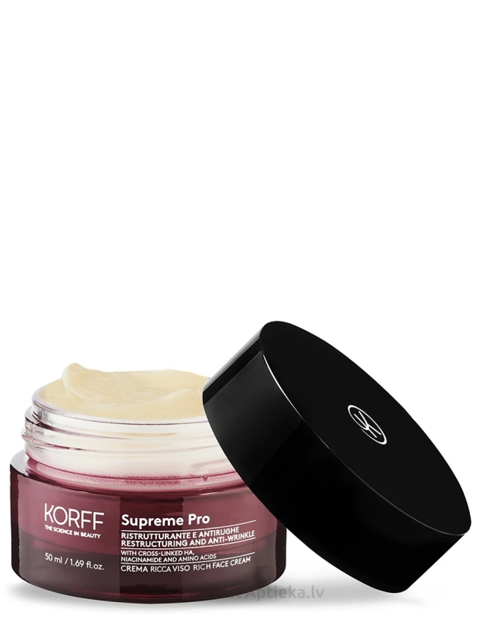 KORFF SUPREME PRO RICH pretgrumbu sejas krēms, 50 ml | internetaptieka.lv