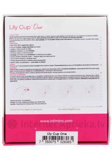Intimina Lily Cup One менструальная чашечка, 1 шт. | internetaptieka.lv