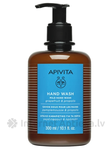 APIVITA švelnus rankų ploviklis, 300 ml | internetaptieka.lv