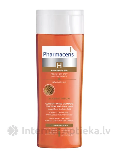 Pharmaceris H-Keratineum šampūns normāliem vai taukainiem matiem, 250 ml | internetaptieka.lv