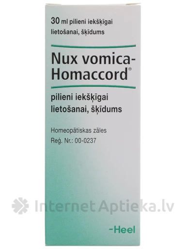 Nux Vomica-Homaccord tilgad, 30 ml | internetaptieka.lv