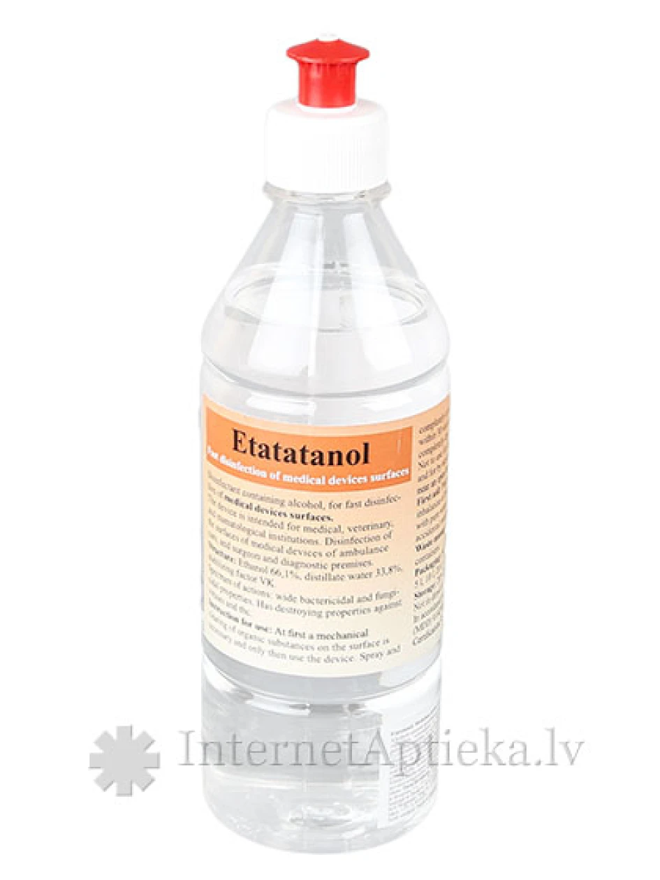 Etatatanols дезинфицирующее средство, 0.5 л | internetaptieka.lv
