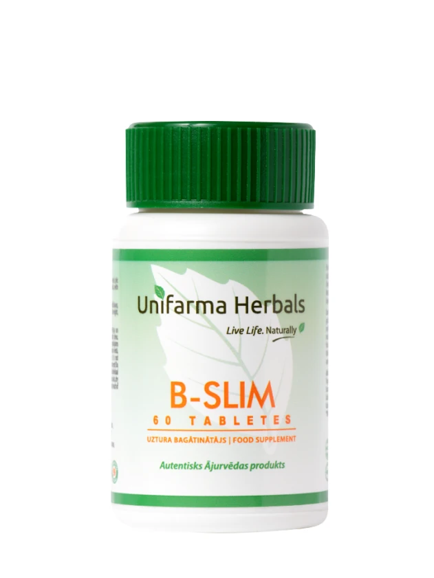 Unifarma Herbals B-Slim tabletes, 60 gab.