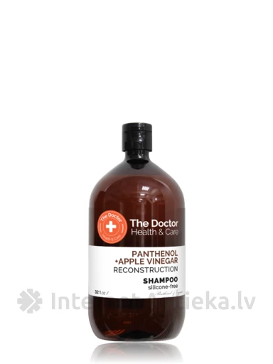 The Doctor Šampūns matu rekonstrukcijai Pantenol+Apple vinegar, 355 ml | internetaptieka.lv