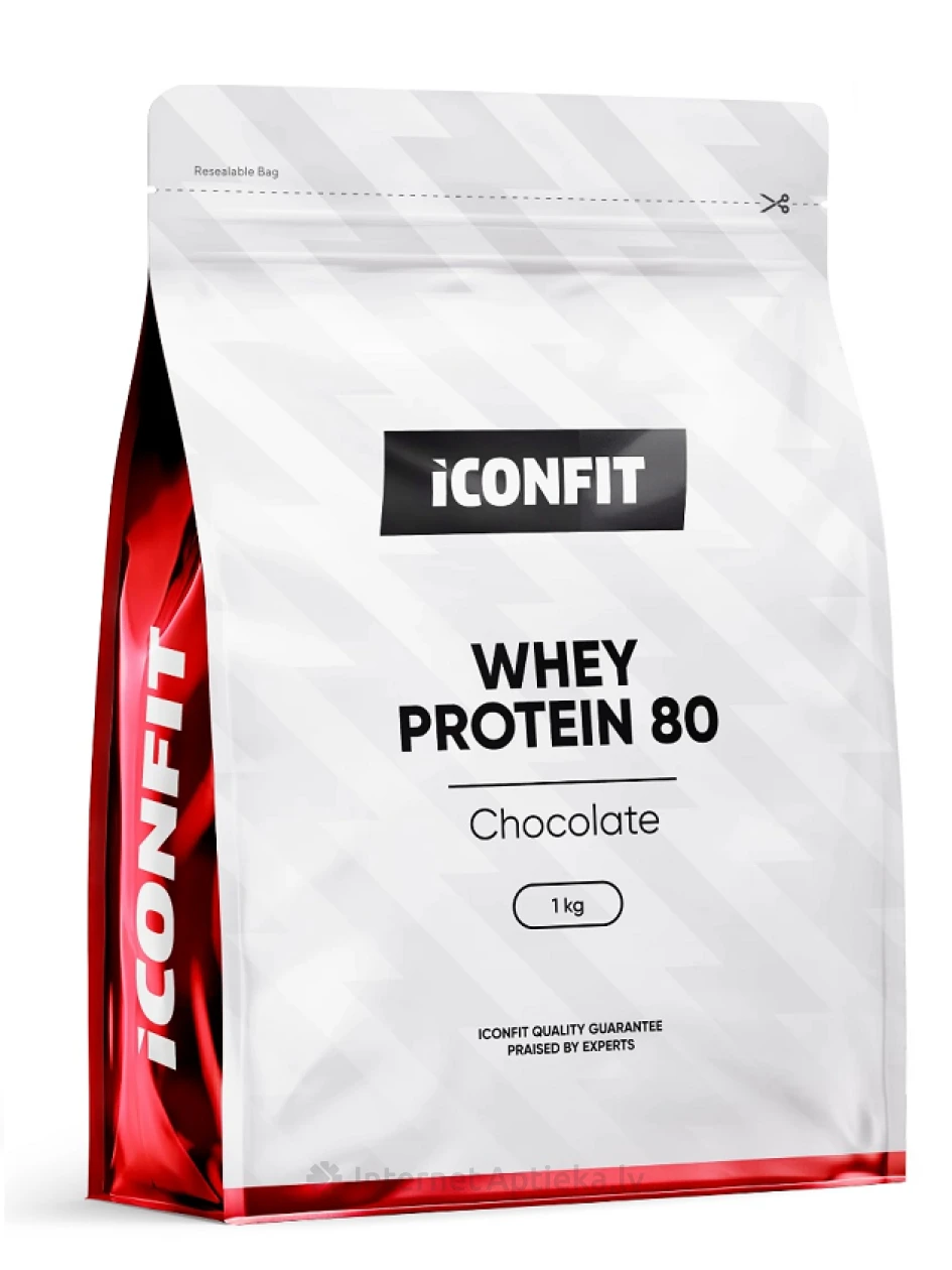 ICONFIT Whey Protein 80 - Šokolaad, 1 kg | internetaptieka.lv