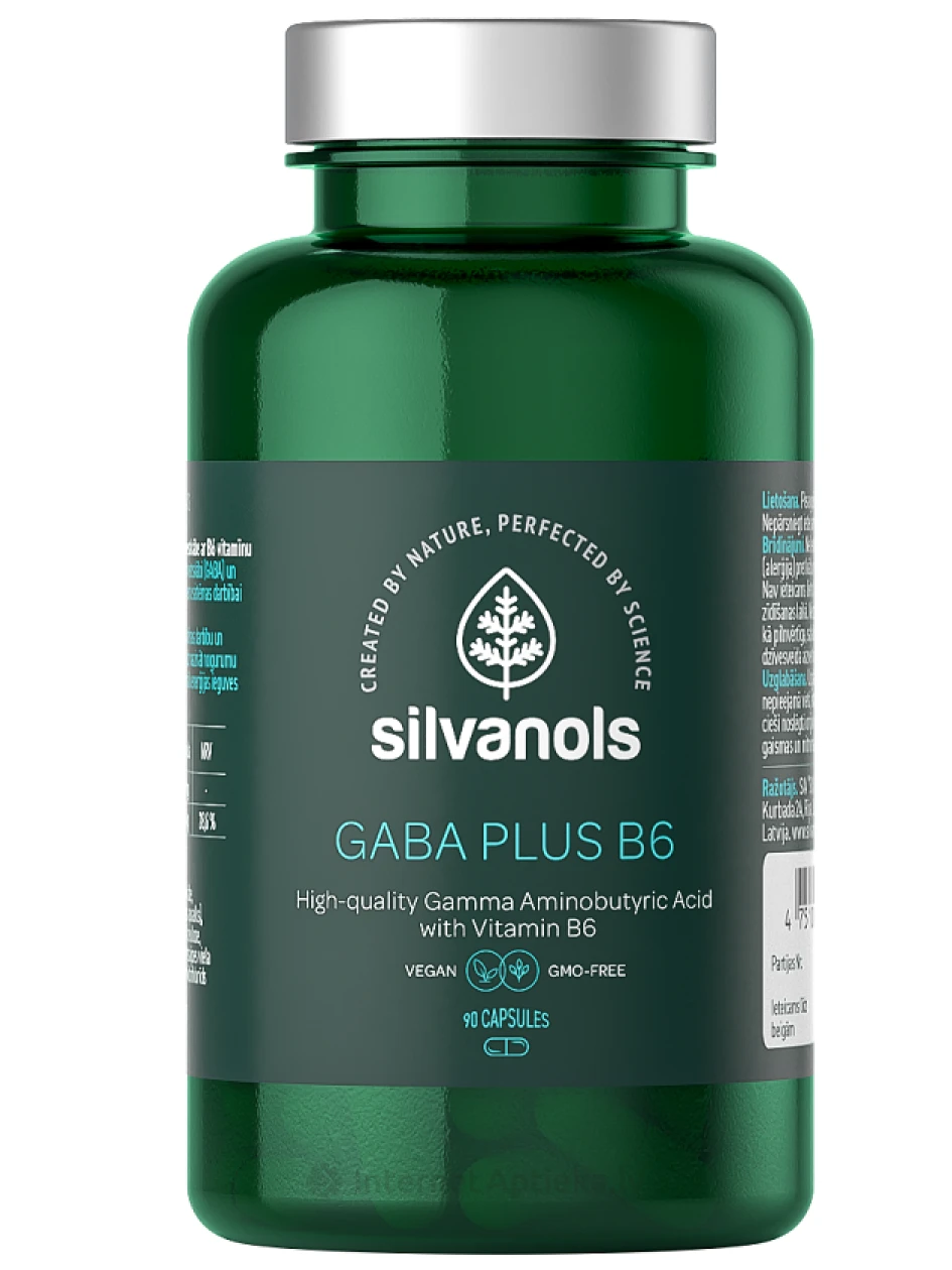 Silvanols Gaba plus B, 60 kapsulas | internetaptieka.lv