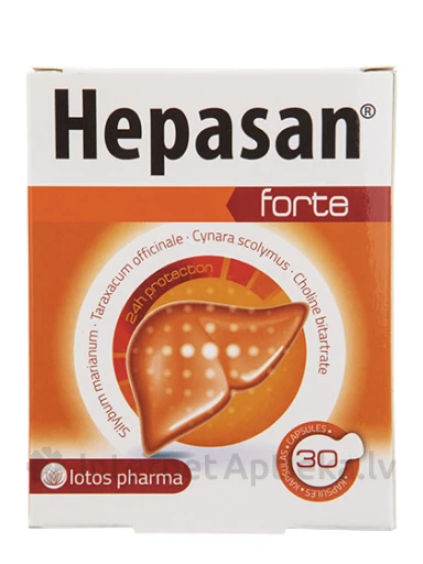 Hepasan Forte, 30 kapslit | internetaptieka.lv