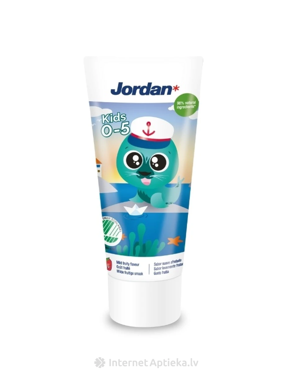 JORDAN Kids hambapasta lastele 0-5 aastat, 50 ml | internetaptieka.lv